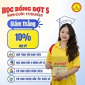 GIẢM 10% HỌC PHÍ CHO TẤT CẢ THÍ SINH NHẬP HỌC NGÀY 17/2025