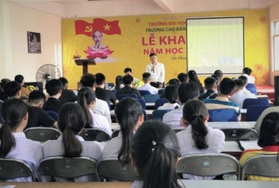 Trường Cao đẳng Đại Việt Đà Nẵng tổ chức lễ khai giảng đợt 2 năm học 2019