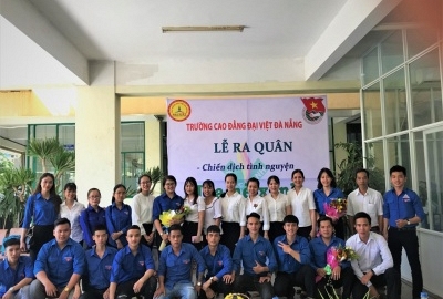 Trường Cao Đẳng Đại việt Đà Nẵng: Lễ ra quân thanh niên tình nguyện hè 2019