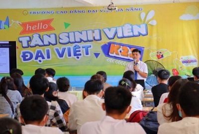 Chương trình chào đón tân sinh viên - đợt 6  năm học 2022 – 2023 của trường Cao đẳng Đại Việt Đà Nẵng