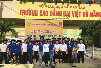 Lễ ra quân chiến dịch “Mùa hè xanh năm 2018” trường Cao Đẳng Đại Việt Đà Nẵng