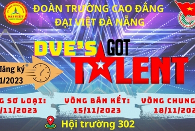Đấu trường tài năng sinh viên DVE’S Got Talent 2023 chính thức phát động