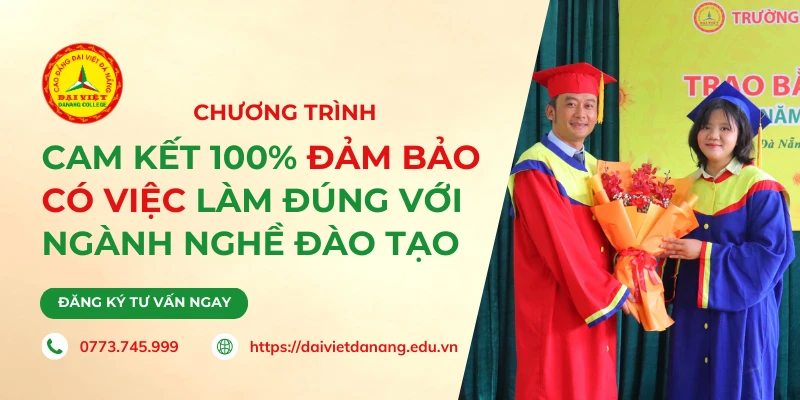 Chương trình Cam kết 100% đảm bảo có việc làm và đào tạo gắn doanh nghiệp