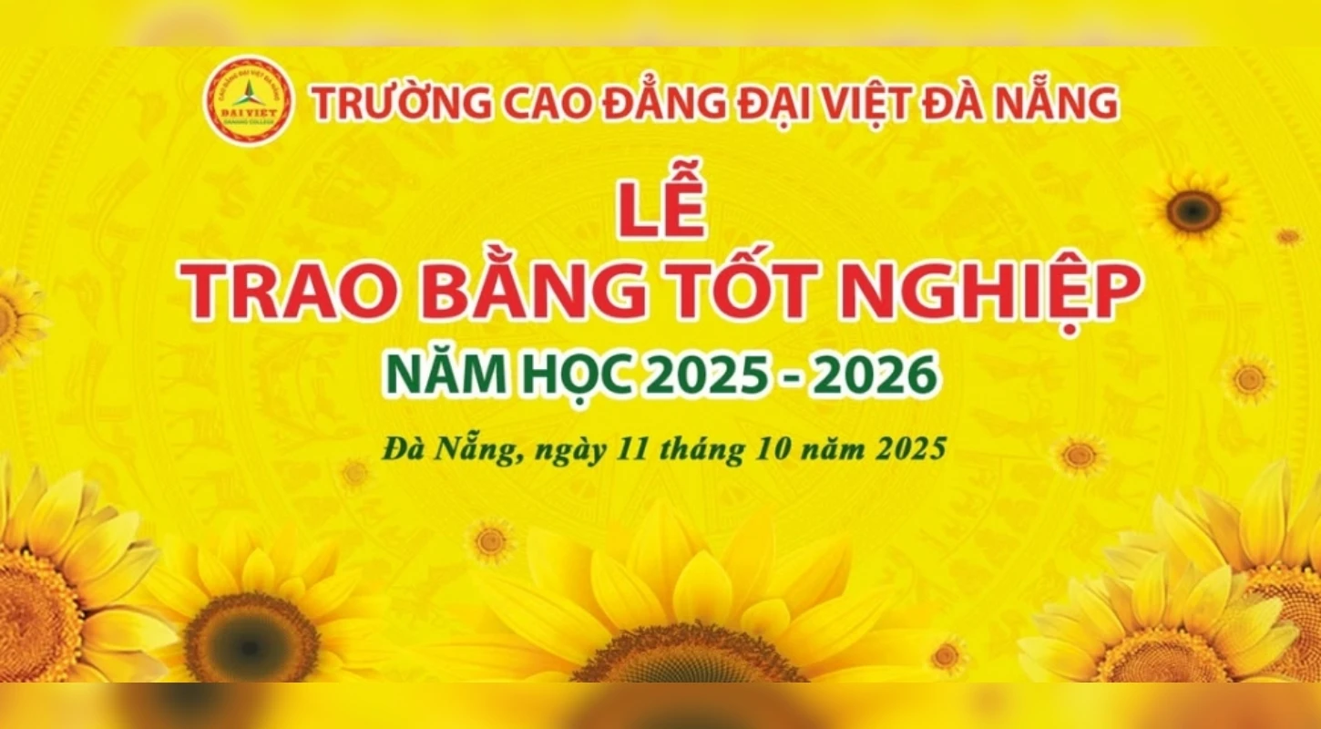 Đại Việt Đà Nẵng Thông Báo Lễ Tốt Nghiệp Năm 2025 | Trường Cao Đẳng Đại Việt Đà Nẵng