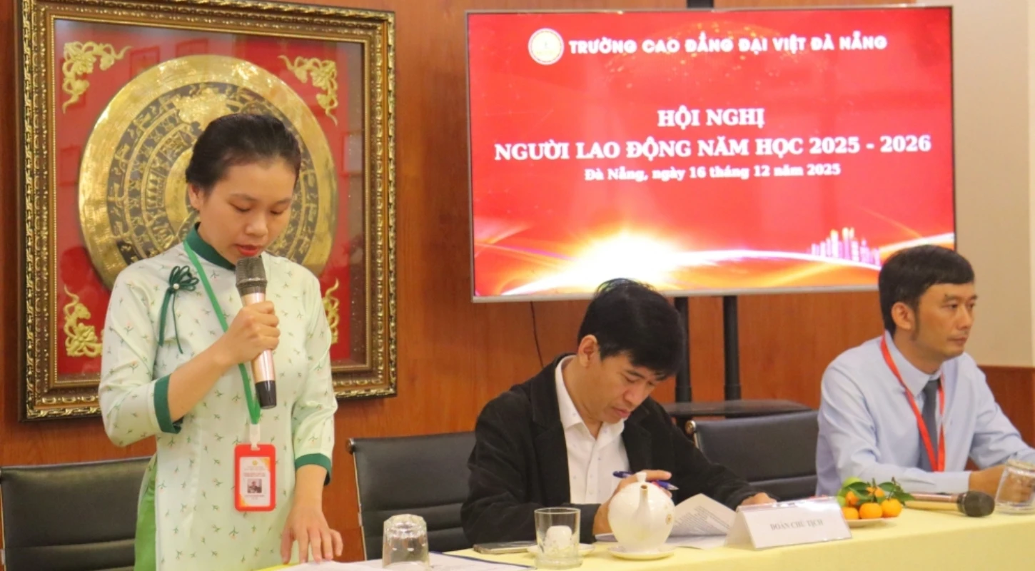 Những Con Số Ấn Tượng Tại Hội Nghị Người Lao Động Năm Học 2025 - 2026 | Trường Cao Đẳng Đại Việt Đà Nẵng