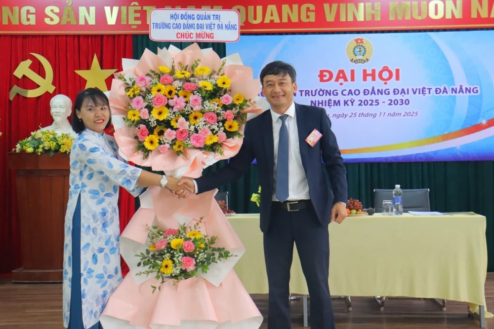 Đại Hội Công Đoàn Trường Cao Đẳng Đại Việt Đà Nẵng Nhiệm Kỳ 2025–2030