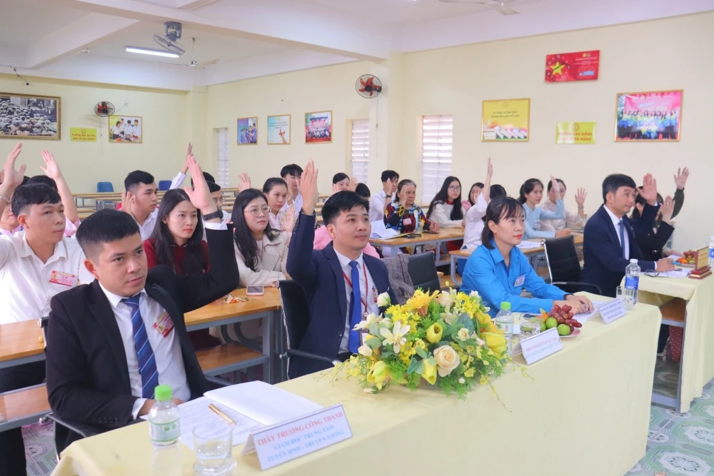 Đại Hội Công Đoàn Trường Cao Đẳng Đại Việt Đà Nẵng Nhiệm Kỳ 2025–2030