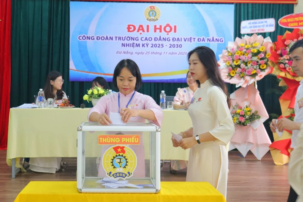 Đại Hội Công Đoàn Trường Cao Đẳng Đại Việt Đà Nẵng Nhiệm Kỳ 2025–2030