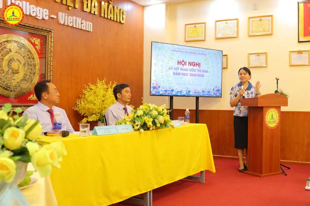 Hội Nghị Ký Giao Ước Thi Đua Khối Các Trường Cao Đẳng Đà Nẵng 2024–2025