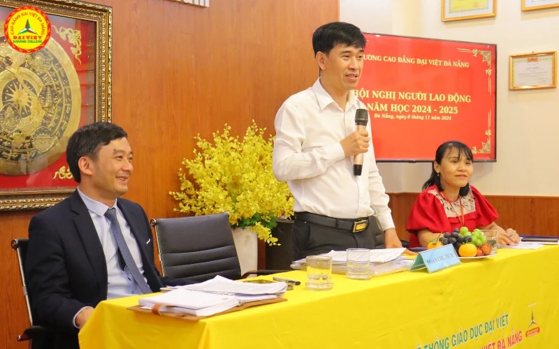 Hội Nghị Người Lao Động 2024–2025 Tại Trường Cao Đẳng Đại Việt Đà Nẵng