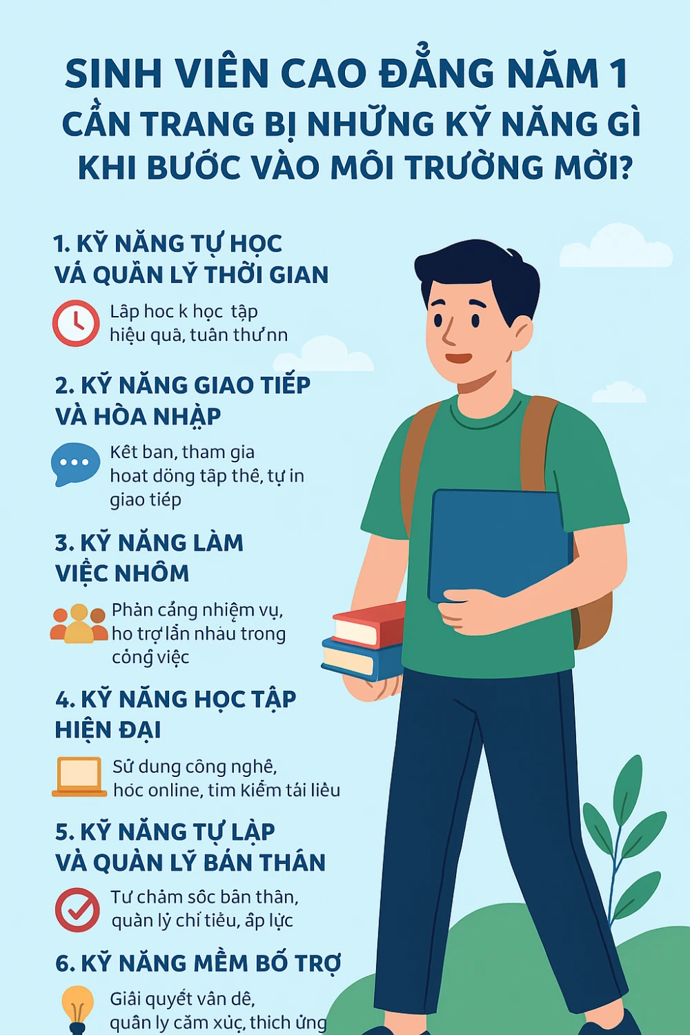 Sinh Viên Cao Đẳng Năm 1 Cần Kỹ Năng Gì?