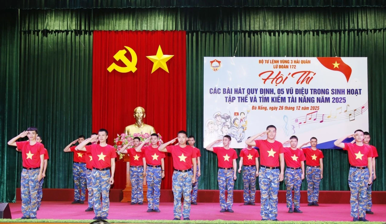 SÔI NỔI HỘI THI CÁC BÀI HÁT QUY ĐỊNH Ở LỮ ĐOÀN 172