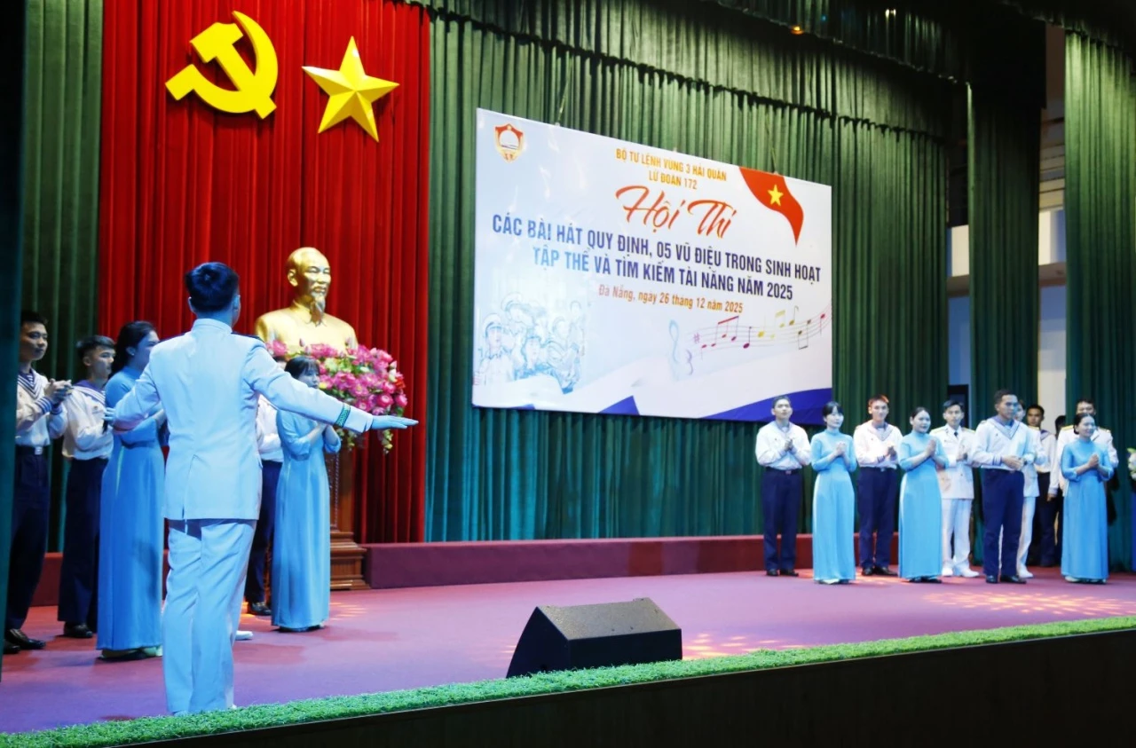 SÔI NỔI HỘI THI CÁC BÀI HÁT QUY ĐỊNH Ở LỮ ĐOÀN 172
