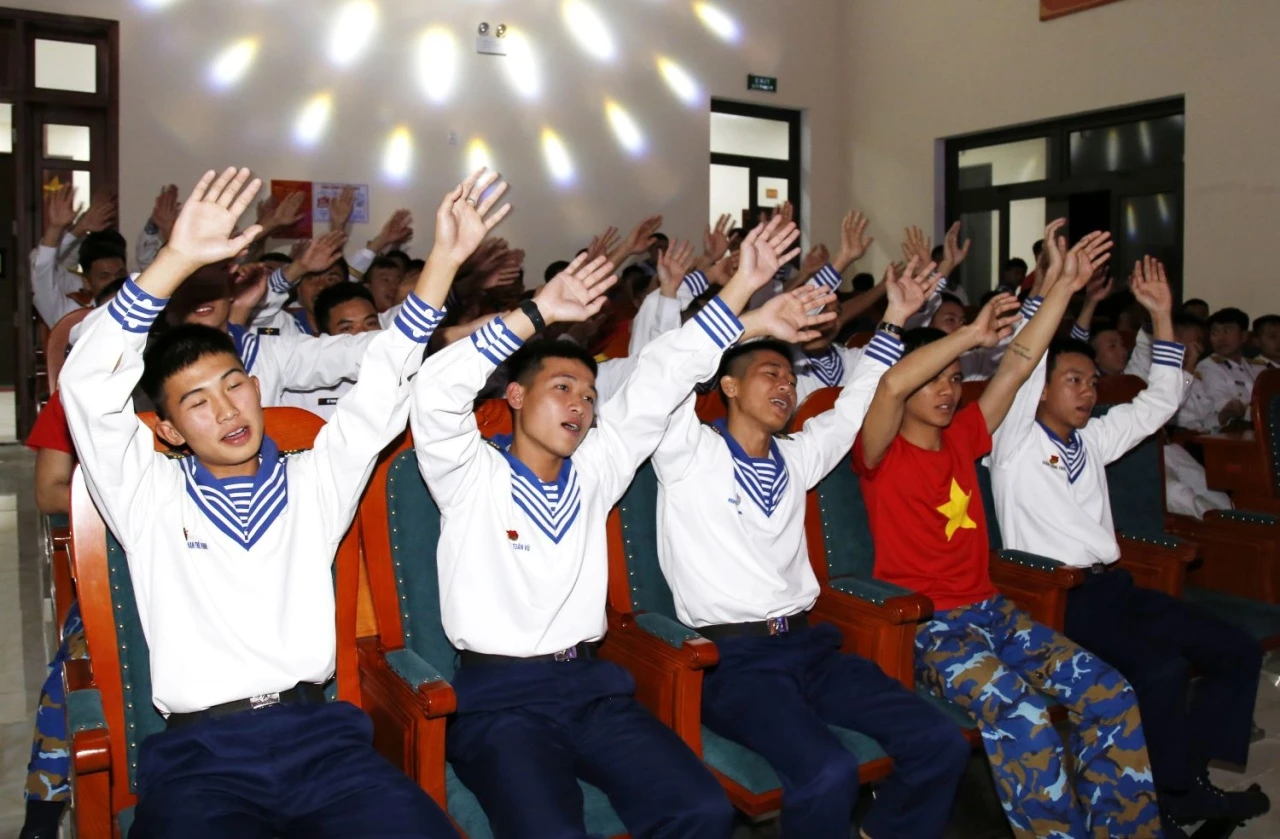 SÔI NỔI HỘI THI CÁC BÀI HÁT QUY ĐỊNH Ở LỮ ĐOÀN 172