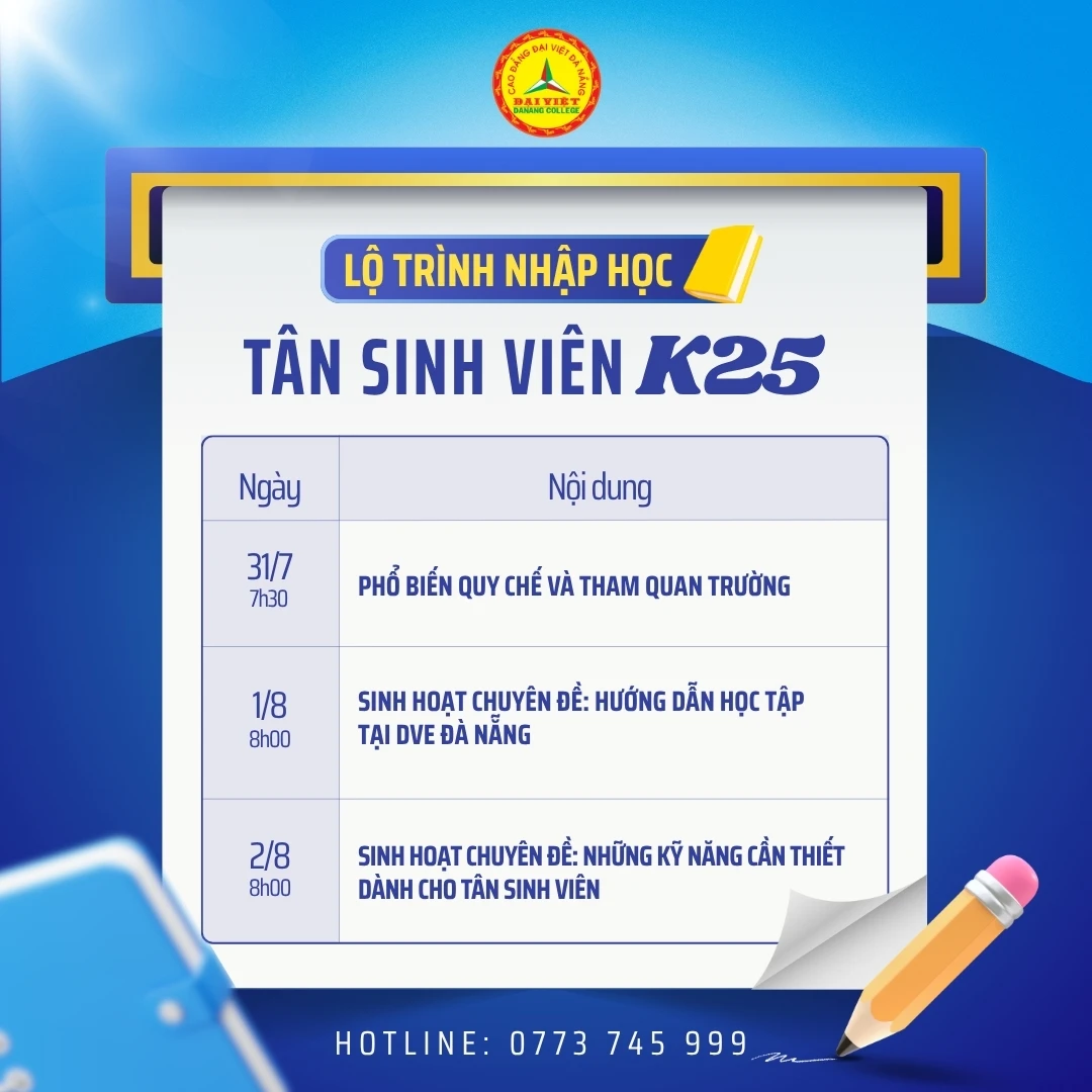 Tân Sinh Viên K25 – Lộ Trình Không Thể Bỏ Lỡ