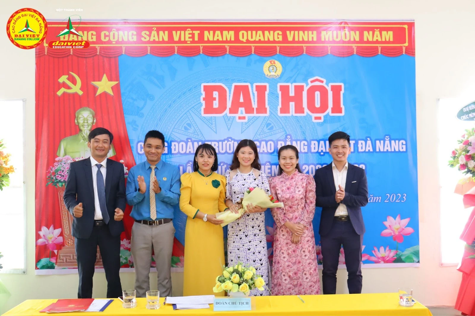 Đại hội Công đoàn lần V nhiệm kỳ 2023–2028 – Bản tin trường Trường Cao Đẳng Đại Việt Đà Nẵng