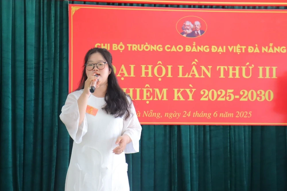 Trường Cao Đẳng Đại Việt Đà Nẵng Tổ Chức Thành Công Đại Hội Chi Bộ Lần Thứ Iii Nhiệm Kỳ 2025–2030