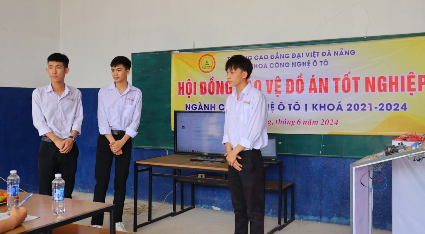 Bảo Vệ Đồ Án Tốt Nghiệp Công Nghệ Ô Tô K21 Trường Cao Đẳng Đại Việt Đà Nẵng | Trường Cao Đẳng Đại Việt Đà Nẵng