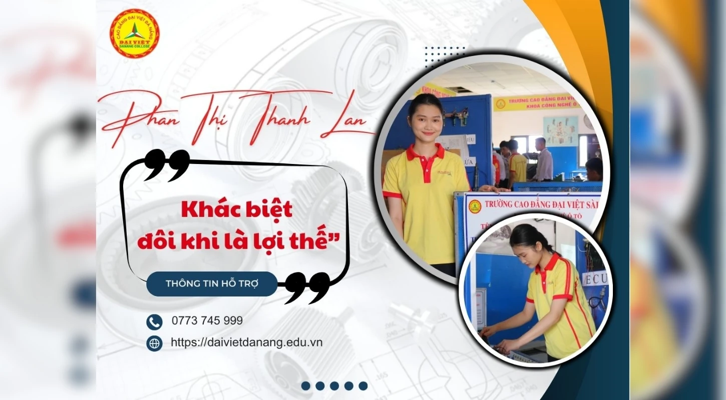 Bông Hồng Duy Nhất Ngành Công Nghệ Ô Tô K21 | Trường Cao Đẳng Đại Việt Đà Nẵng