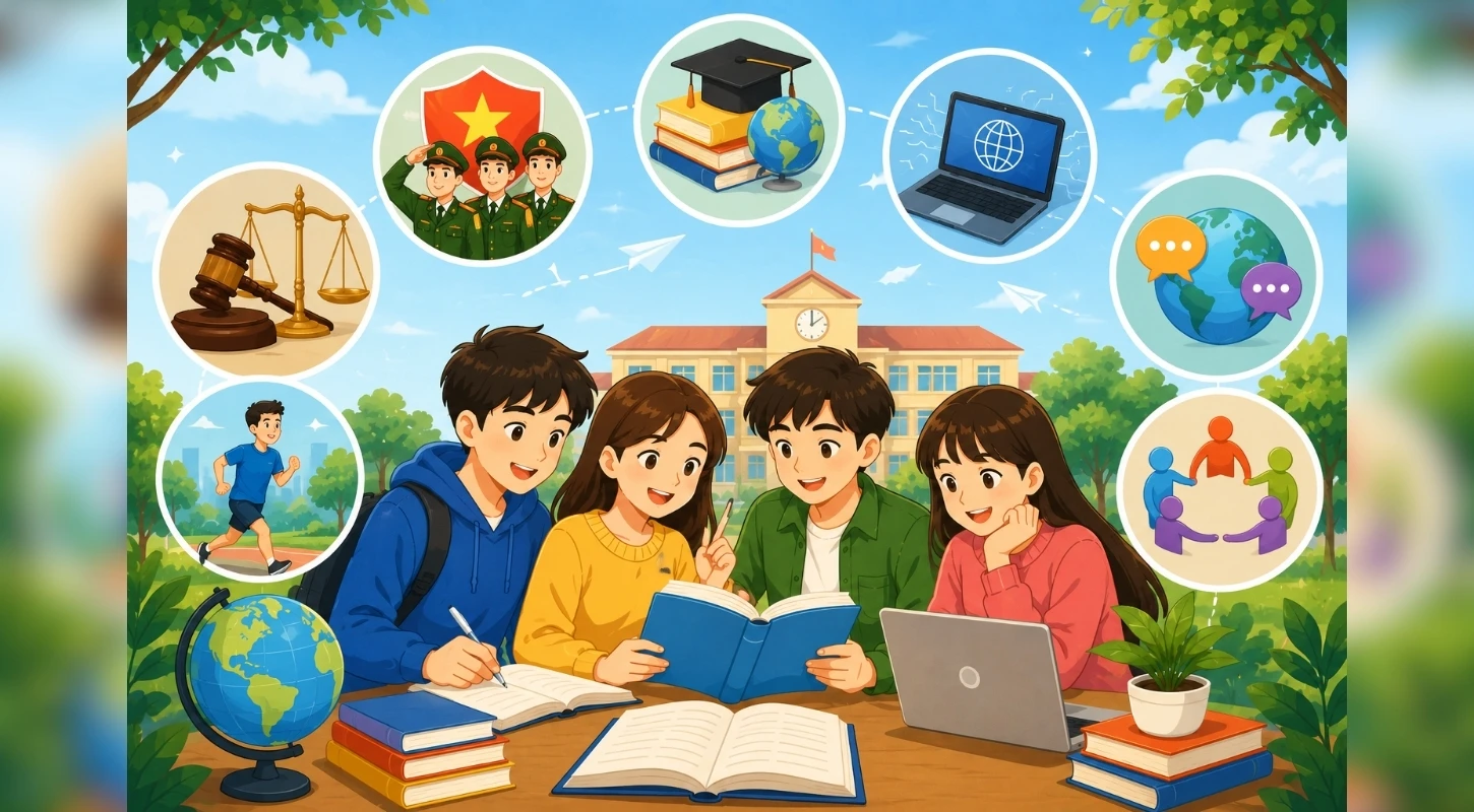 CÁC MÔN CHUNG ĐẠI CƯƠNG – NỀN TẢNG KIẾN TẠO NGƯỜI LAO ĐỘNG TOÀN DIỆN | Trường Cao Đẳng Đại Việt Đà Nẵng