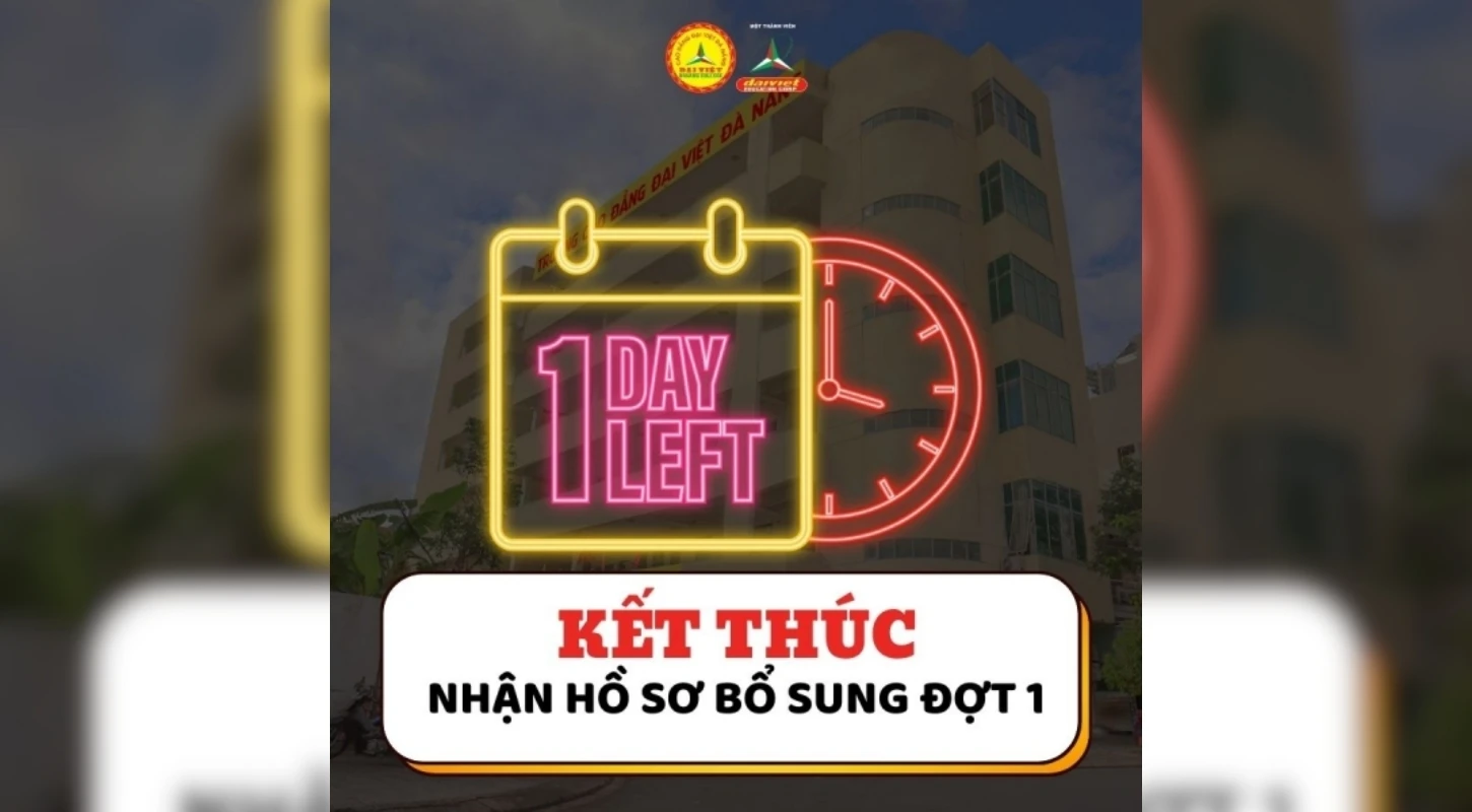 Cơ Hội Cuối Trở Thành Sinh Viên Trường Cao Đẳng Đại Việt Đà Nẵng 2023 | Trường Cao Đẳng Đại Việt Đà Nẵng