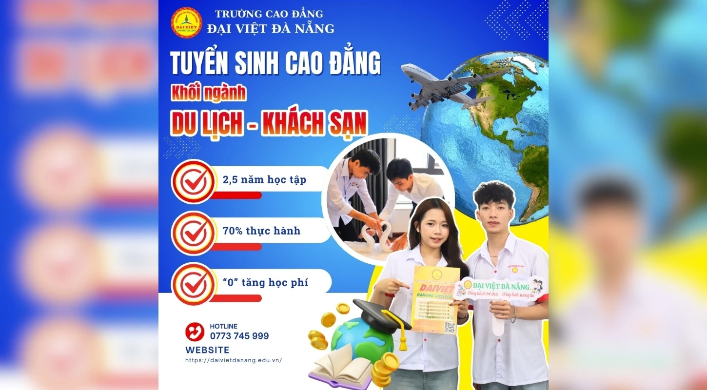 ĐÀ NẴNG - SIÊU ĐÔ THỊ DU LỊCH SAU SÁT NHẬP HÀNH CHÍNH: CÁNH CỬA MỞ RỘNG CHO TƯƠNG LAI NGHỀ NGHIỆP TRONG NGÀNH DU LỊCH VỚI CÁC BẠN 2K8 | Trường Cao Đẳng Đại Việt Đà Nẵng