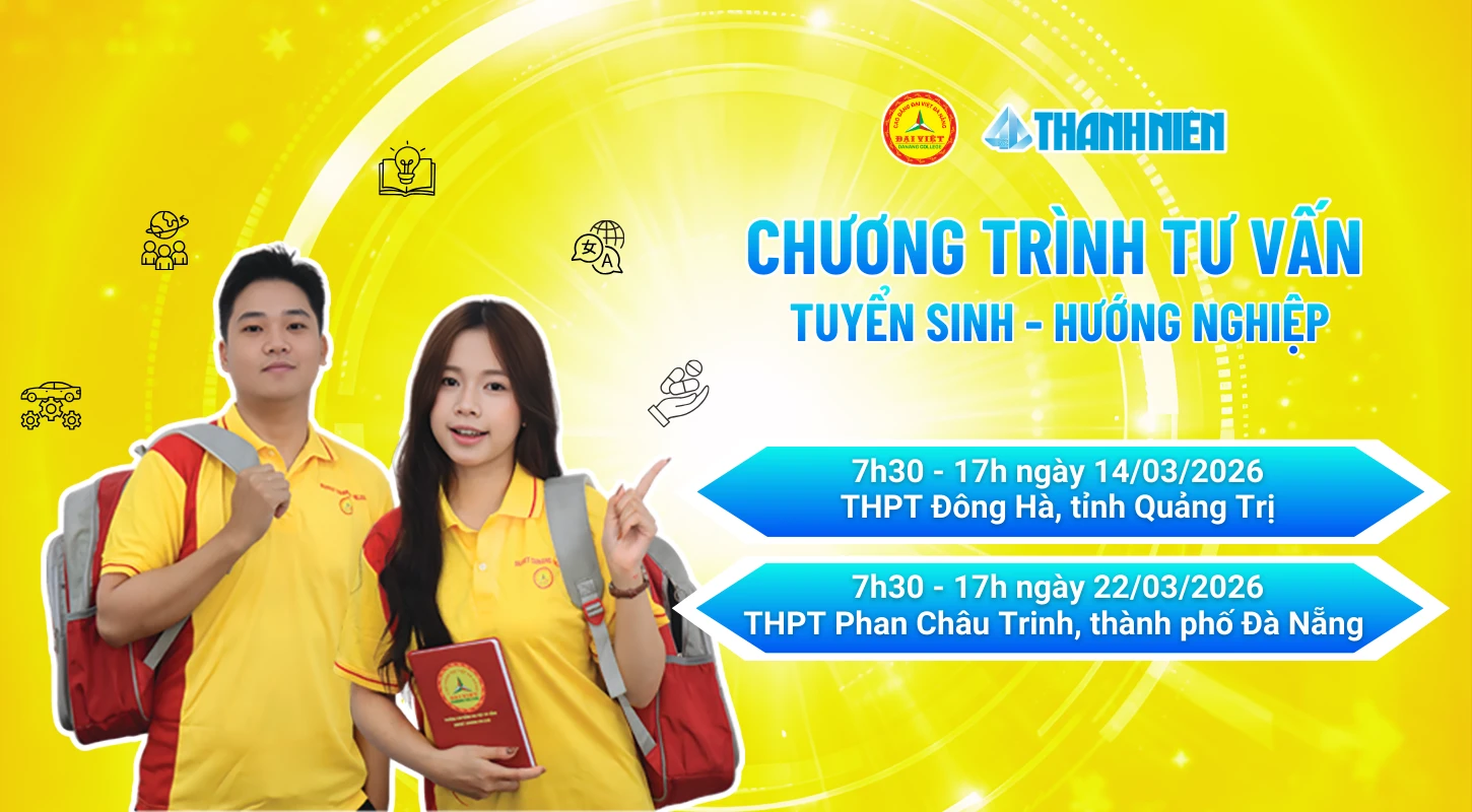 DVE ĐỒNG HÀNH CÙNG CHƯƠNG TRÌNH TƯ VẤN TUYỂN SINH BÁO THANH NIÊN | Trường Cao Đẳng Đại Việt Đà Nẵng