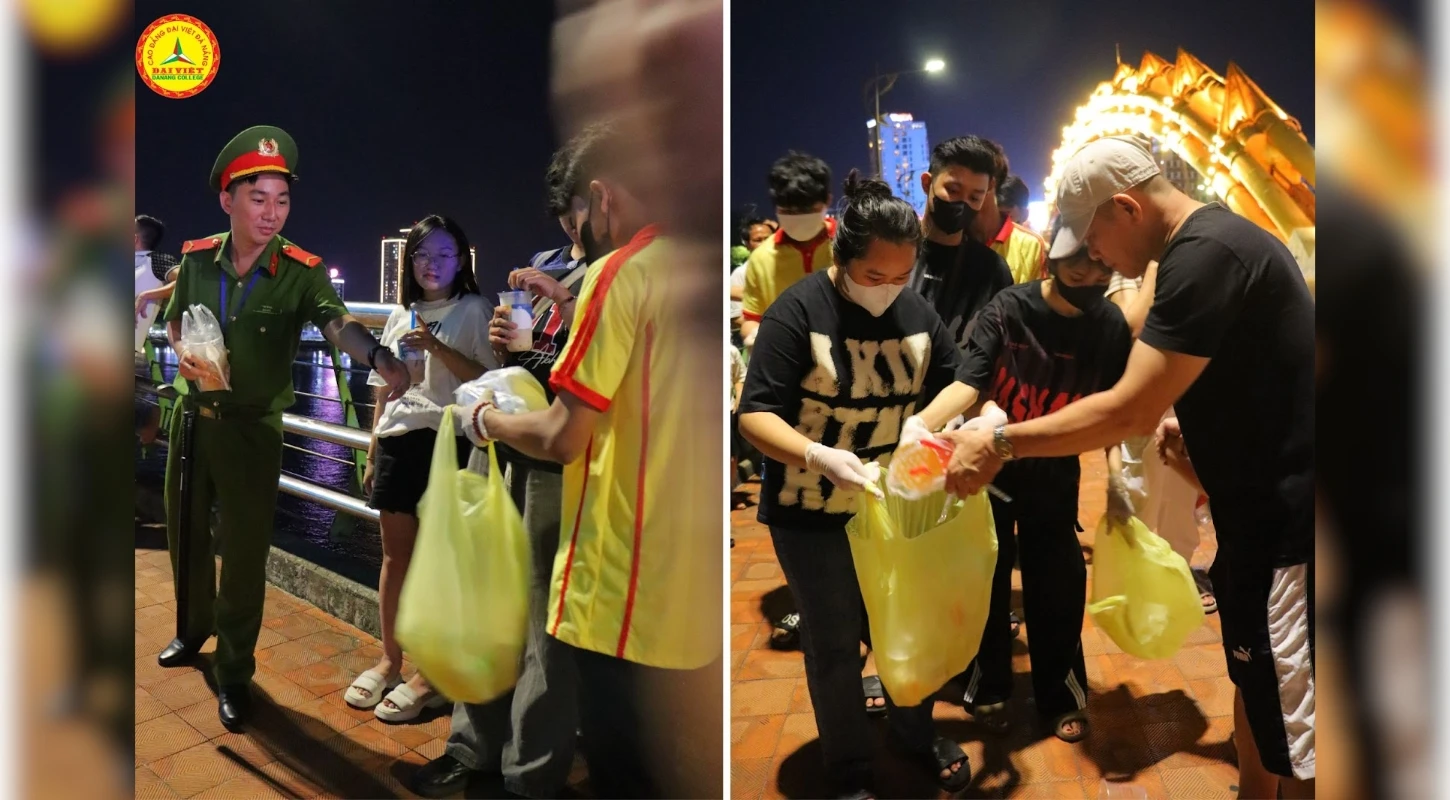 Hành Động Nhỏ Ý Nghĩa Lớn Của Sinh Viên Trường Cao Đẳng Đại Việt Đà Nẵng Tại Diff 2024 | Trường Cao Đẳng Đại Việt Đà Nẵng