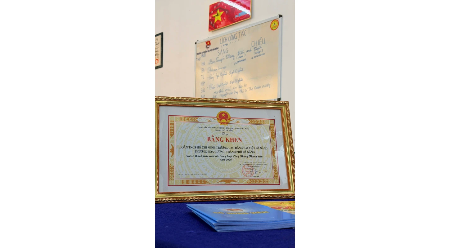 TUỔI TRẺ ĐẠI VIỆT GHI DẤU ẤN TẠI HỘI NGHỊ TỔNG KẾT THÁNG THANH NIÊN 2026 | Trường Cao Đẳng Đại Việt Đà Nẵng