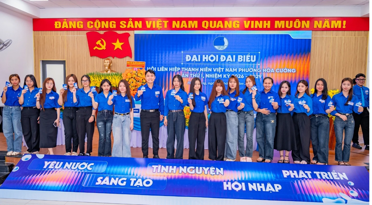 TUỔI TRẺ ĐẠI VIỆT THAM DỰ ĐẠI HỘI HỘI LHTN VIỆT NAM PHƯỜNG HÒA CƯỜNG NHIỆM KỲ 2026 - 2029