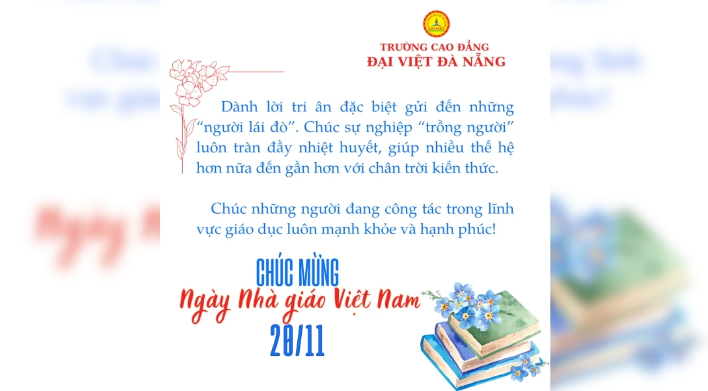 Ý Nghĩa Và Lịch Sử Ngày Quốc Tế Hiến Chương Các Nhà Giáo (20/11) | Trường Cao Đẳng Đại Việt Đà Nẵng
