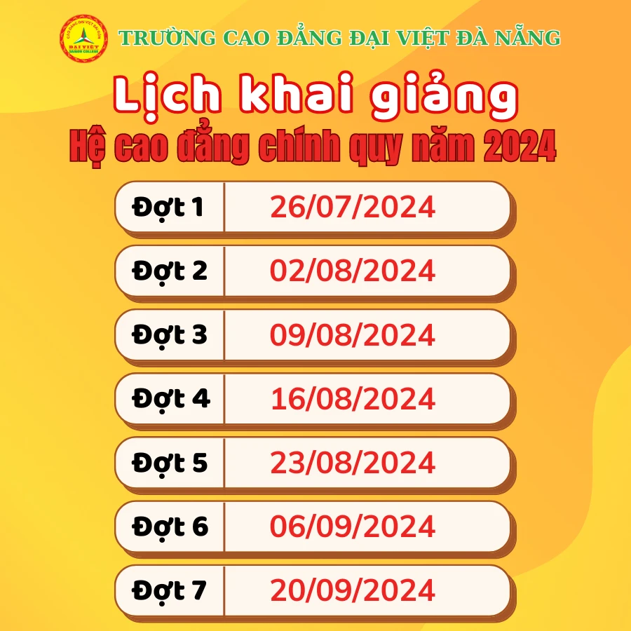 3 Điều Thí Sinh Cần Hoàn Thành Để Trở Thành Sinh Viên Trường Cao Đẳng Đại Việt Đà Nẵng