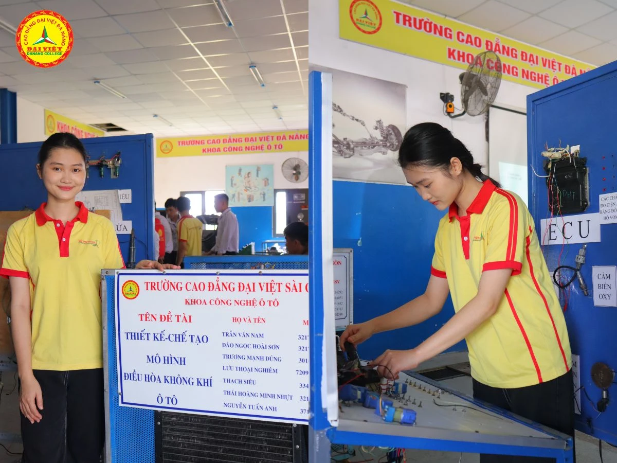 Bông Hồng Duy Nhất Ngành Công Nghệ Ô Tô K21 Trường Cao Đẳng Đại Việt Đà Nẵng