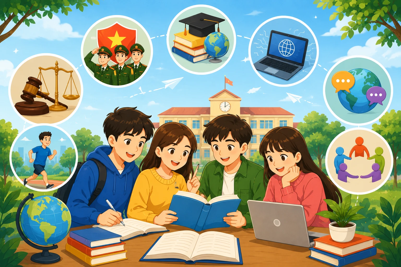 CÁC MÔN CHUNG ĐẠI CƯƠNG – NỀN TẢNG KIẾN TẠO NGƯỜI LAO ĐỘNG TOÀN DIỆN