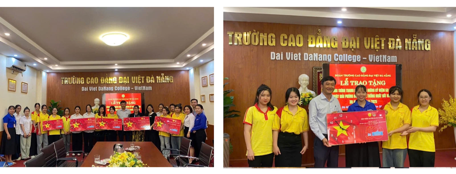 Sinh viên Trường Cao đẳng Đại Việt Đà Nẵng | Phòng Công tác Sinh viên với chuỗi hoạt động kỷ niệm 50 năm Giải phóng miền Nam
