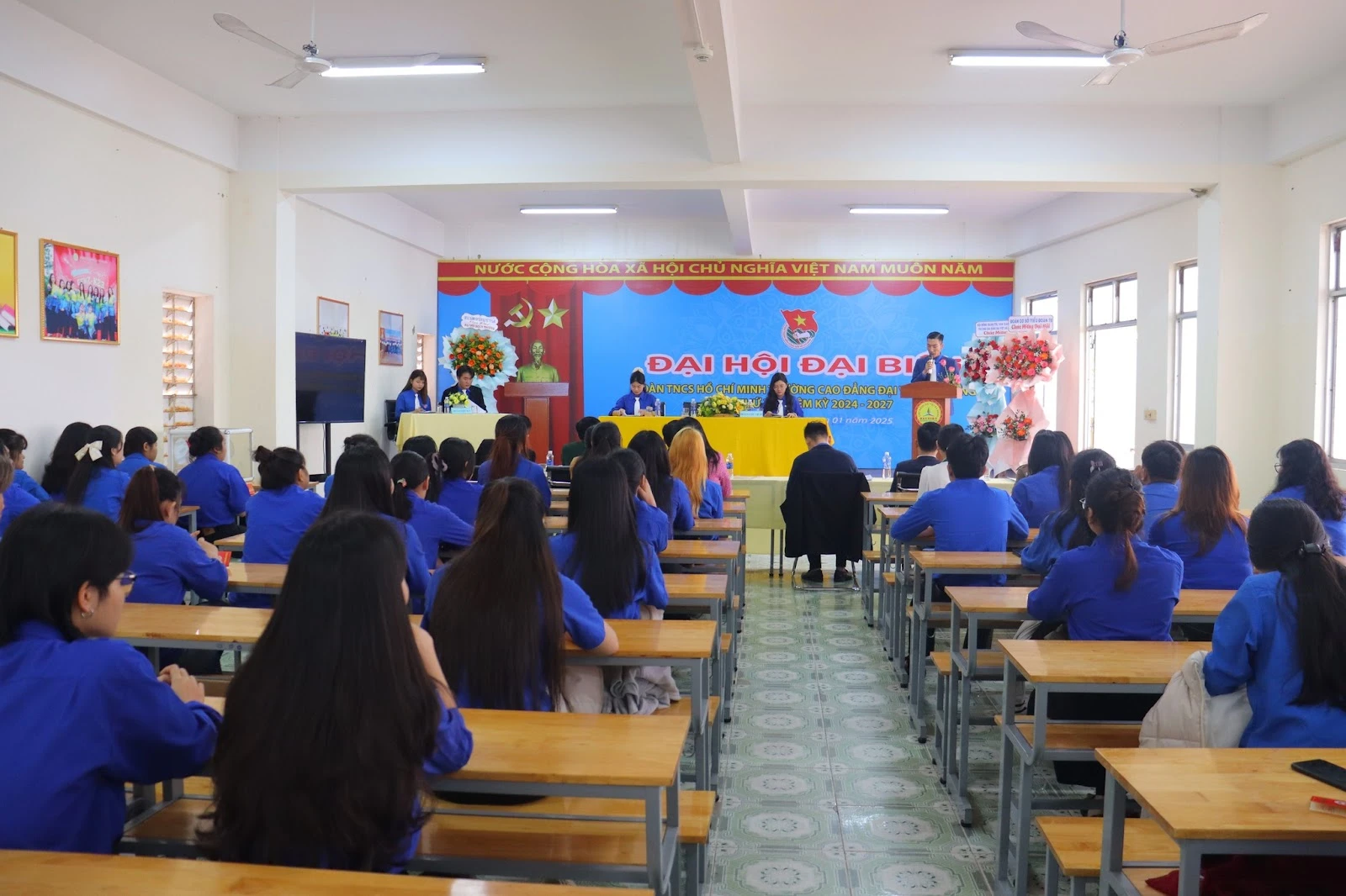 Đại hội Đoàn TNCS Hồ Chí Minh Trường Cao đẳng Đại Việt Đà Nẵng 2024–2027