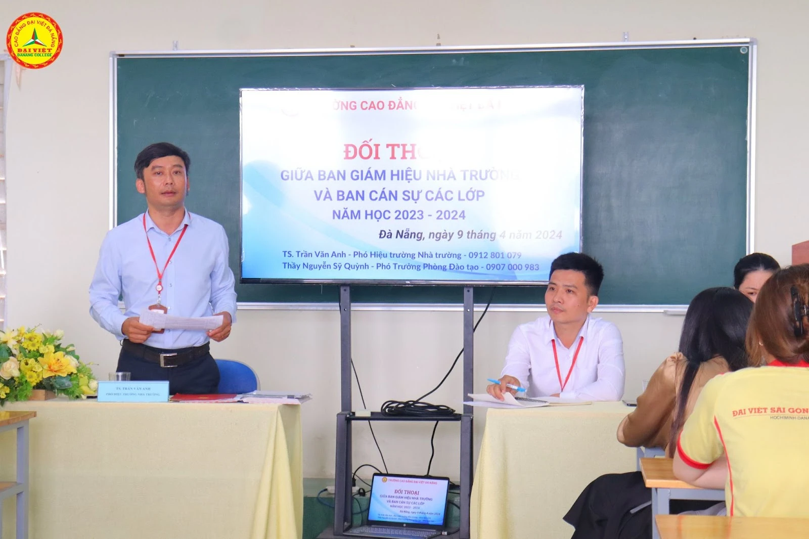 Đối Thoại Giữa Ban Giám Hiệu Và Ban Cán Sự Lớp HKII 2023–2024 | Trường Cao Đẳng Đại Việt Đà Nẵng