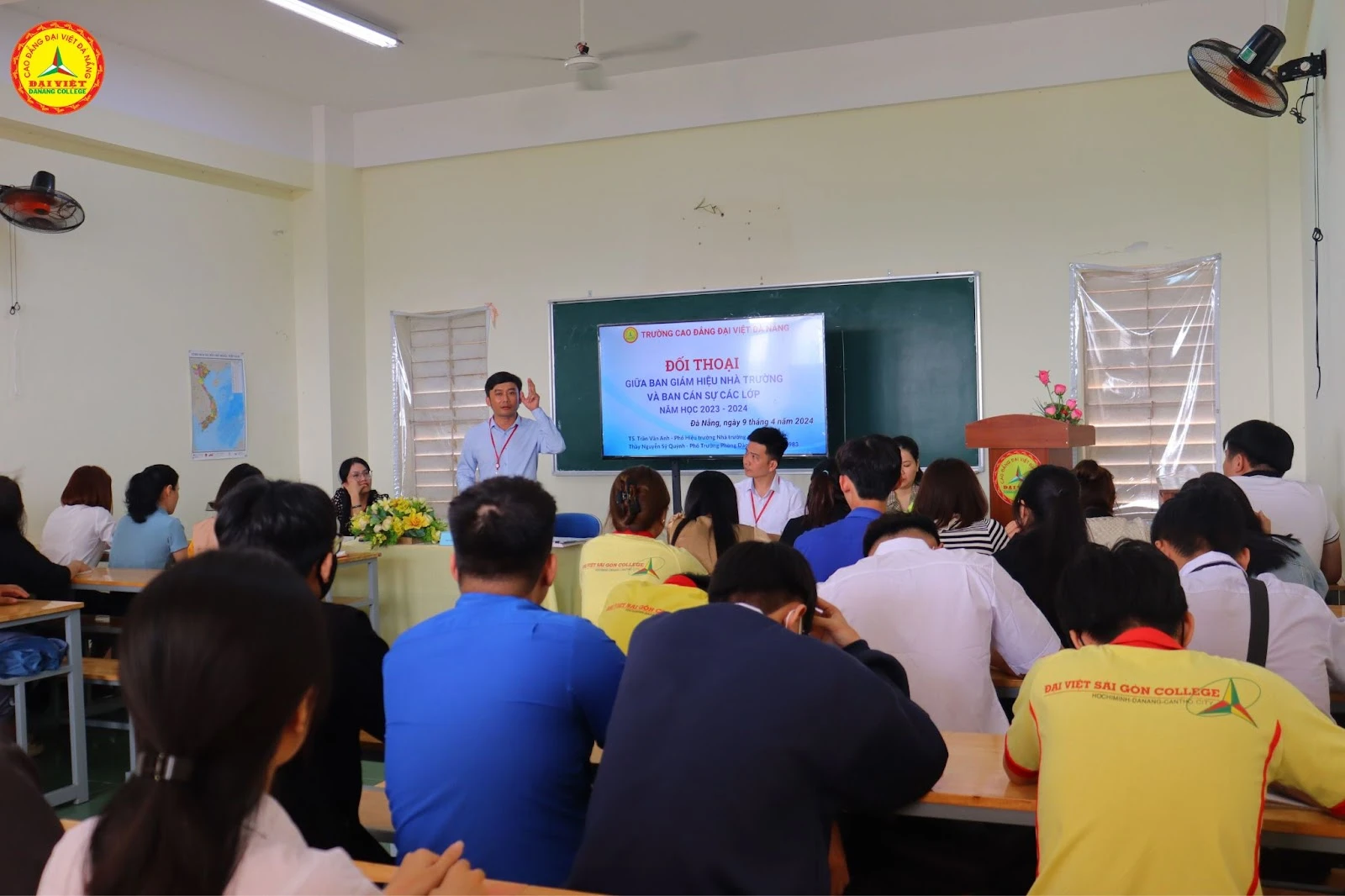 Đối Thoại Giữa Ban Giám Hiệu Và Ban Cán Sự Lớp HKII 2023–2024 | Trường Cao Đẳng Đại Việt Đà Nẵng