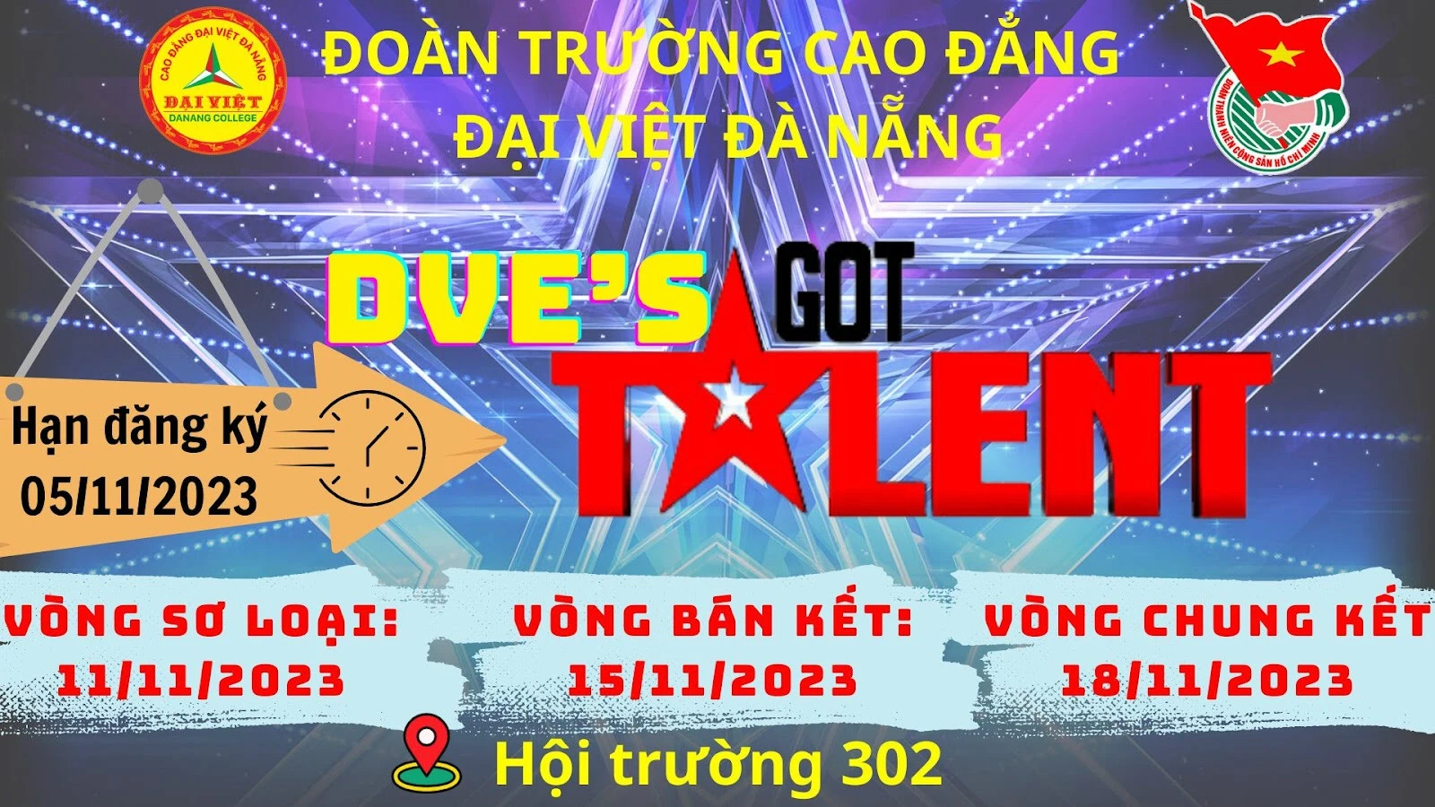 DVE’s Got Talent 2023 – Đấu Trường Tài Năng Sinh Viên | Trường Cao Đẳng Đại Việt Đà Nẵng