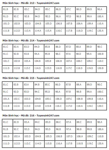 Gợi Ý & Giải Đề Sinh Học THPT 2024 – Trường Cao Đẳng Đại Việt Đà Nẵng