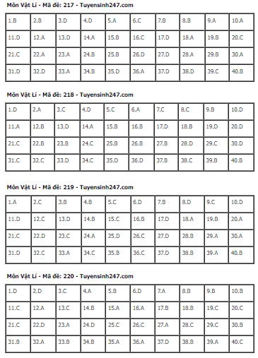 Gợi Ý & Giải Đề Vật Lý THPT 2024 – Trường Cao Đẳng Đại Việt Đà Nẵng