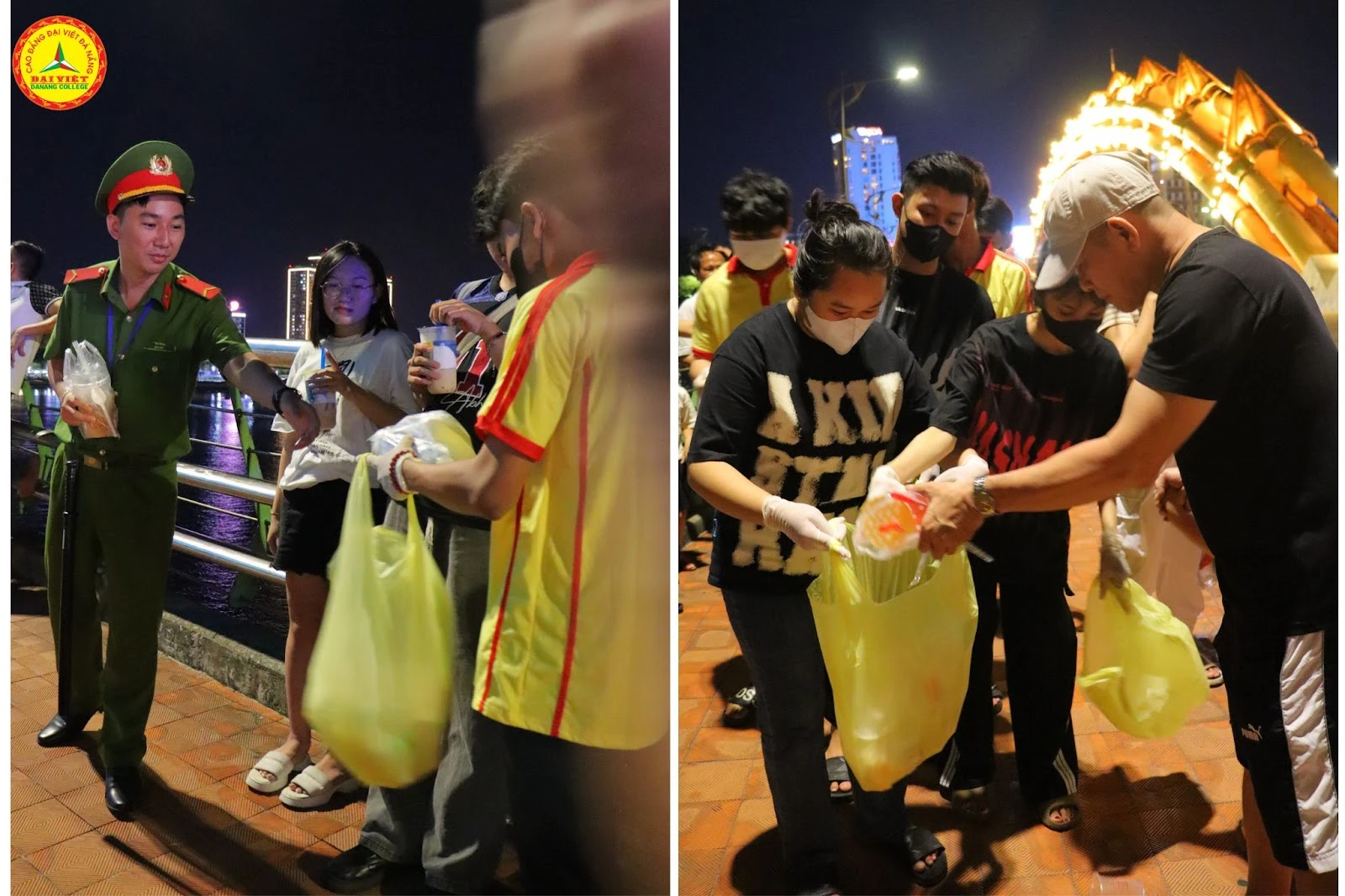 Hành Động Nhỏ – Ý Nghĩa Lớn của Sinh Viên Trường Cao Đẳng Đại Việt Đà Nẵng tại DIFF 2024