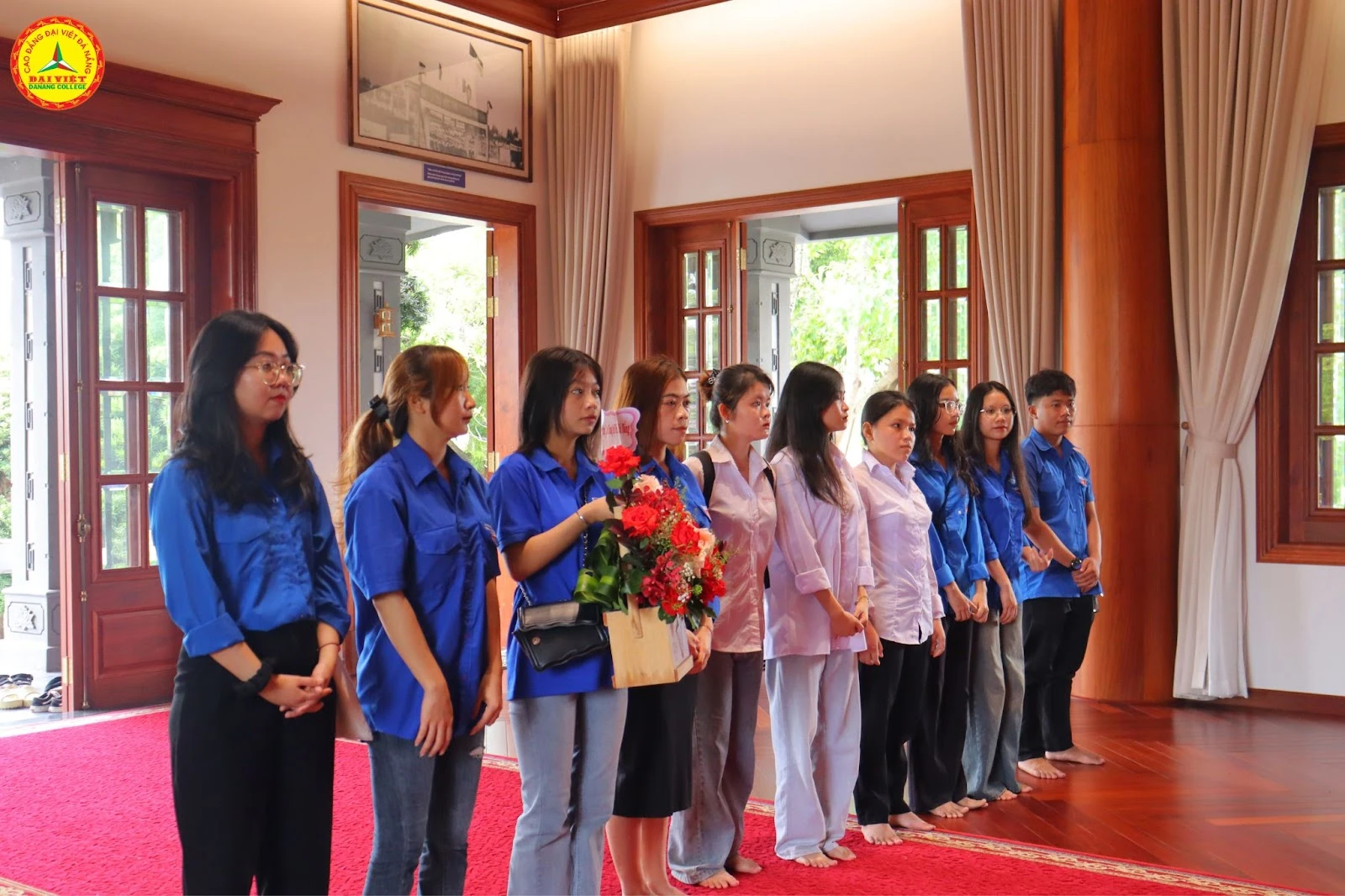 Hoạt động sinh viên Trường Cao Đẳng Đại Việt Đà Nẵng: Hành trình về nguồn tưởng nhớ 134 năm ngày sinh Chủ tịch Hồ Chí Minh