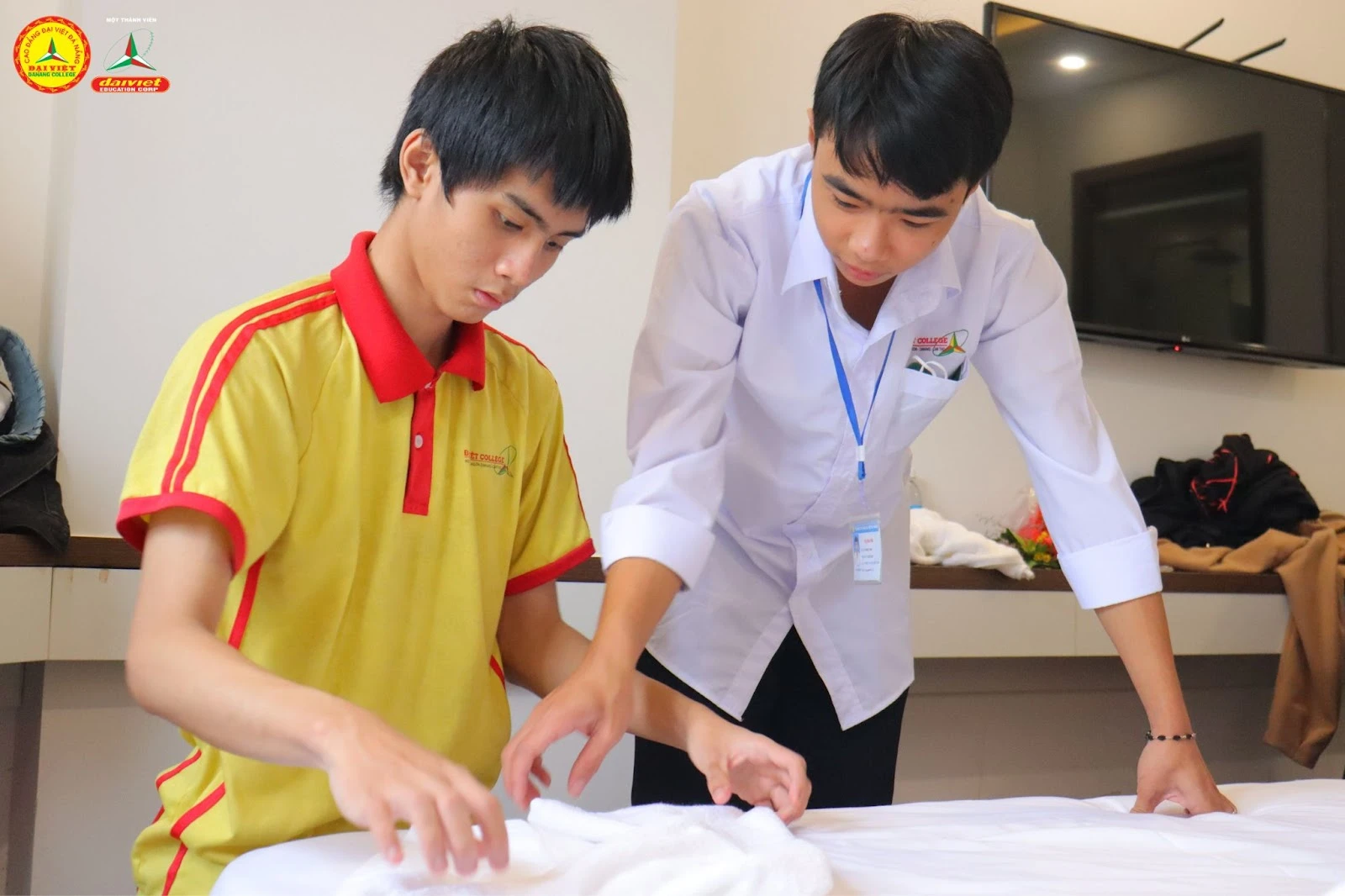 Khám Phá Tiết Học Nghiệp Vụ Buồng | Trường Cao Đẳng Đại Việt Đà Nẵng