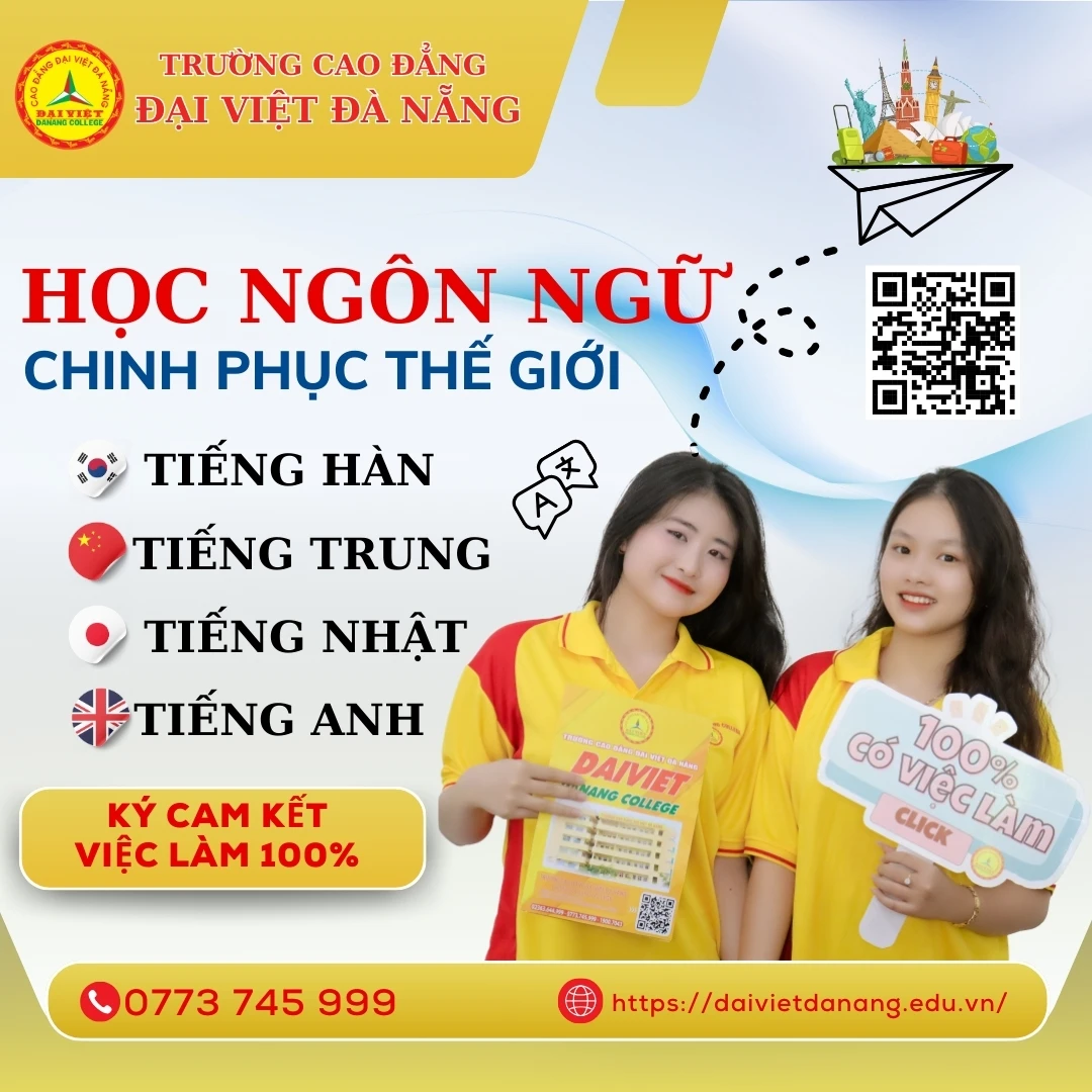 Ngành Ngoại Ngữ – Cơ Hội Toàn Cầu | Trường Cao Đẳng Đại Việt Đà Nẵng – Tuyển Sinh 2025