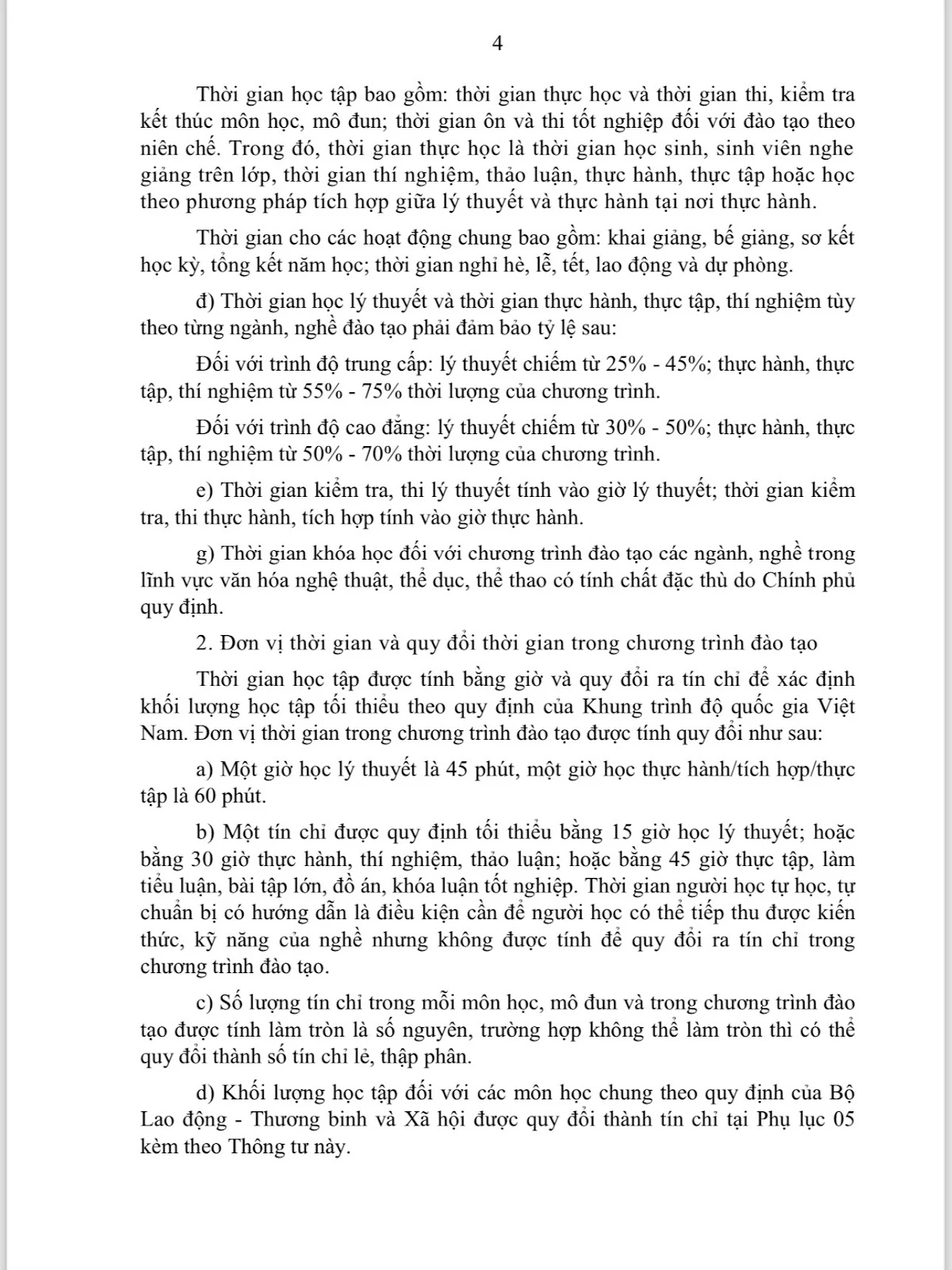 Quy Định Xây Dựng & Thẩm Định Chương Trình Đào Tạo Trung Cấp, Cao Đẳng | Trường Cao Đẳng Đại Việt Đà Nẵng