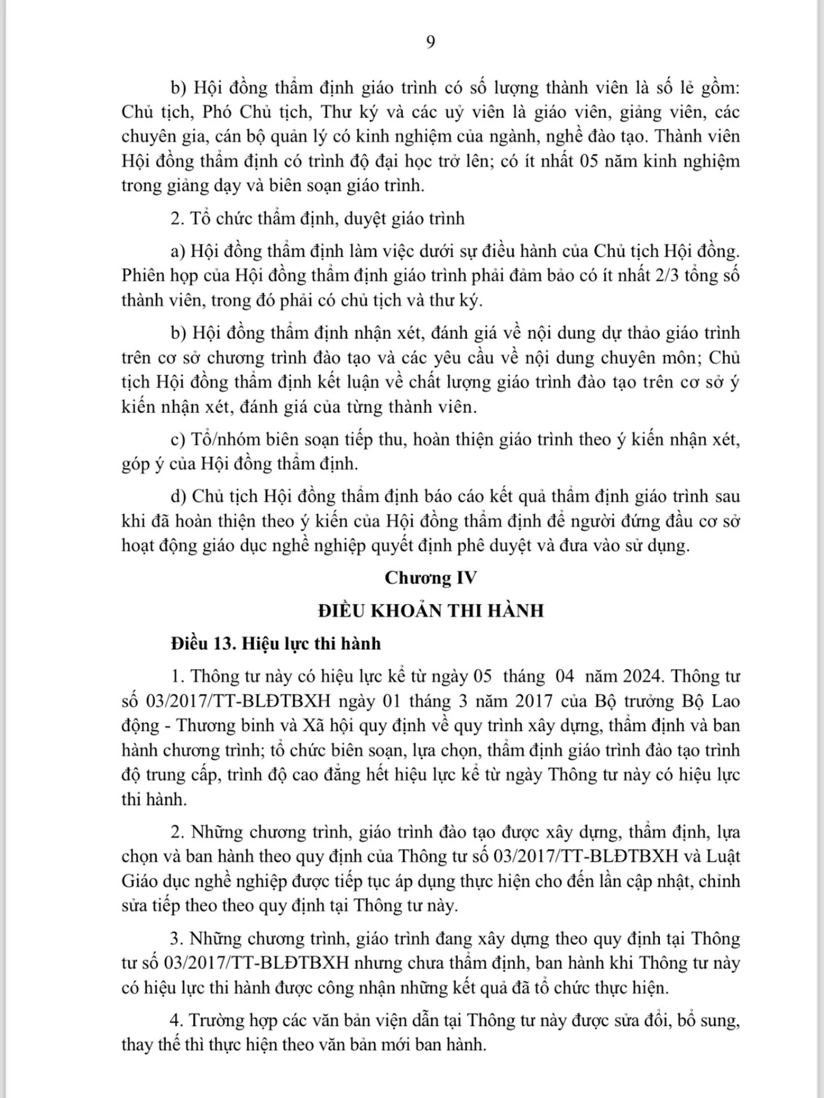 Quy Định Xây Dựng & Thẩm Định Chương Trình Đào Tạo Trung Cấp, Cao Đẳng | Trường Cao Đẳng Đại Việt Đà Nẵng