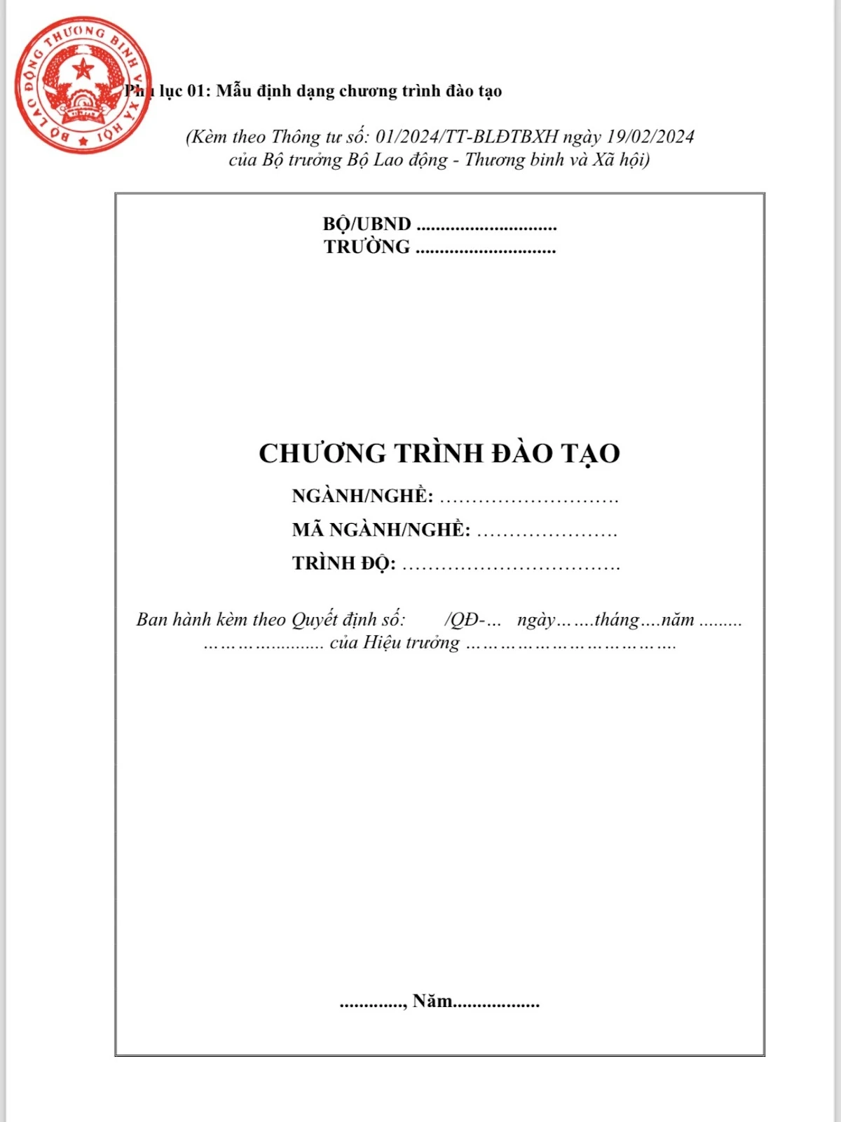 Quy Định Xây Dựng & Thẩm Định Chương Trình Đào Tạo Trung Cấp, Cao Đẳng | Trường Cao Đẳng Đại Việt Đà Nẵng