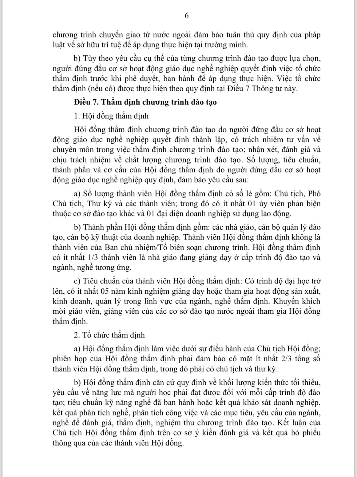 Quy Định Xây Dựng & Thẩm Định Chương Trình Đào Tạo Trung Cấp, Cao Đẳng | Trường Cao Đẳng Đại Việt Đà Nẵng