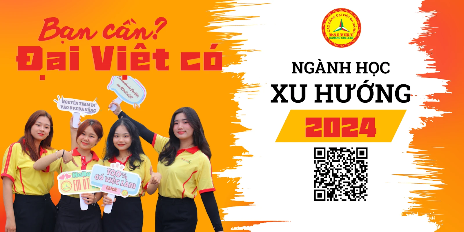 Rõ Xu Hướng – Nắm Chắc Ngành Học Ăn Khách 2024 | Trường Cao Đẳng Đại Việt Đà Nẵng